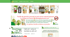 Desktop Screenshot of cafe-vert-bio.com